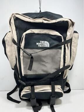Vintage The North Face Hiking Camping Backpack Tan Internal Frame Rare